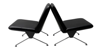 Mid-Century Modern Lounge Chairs No. 1432 by Andre Cordemeijer for Gispen, 1961